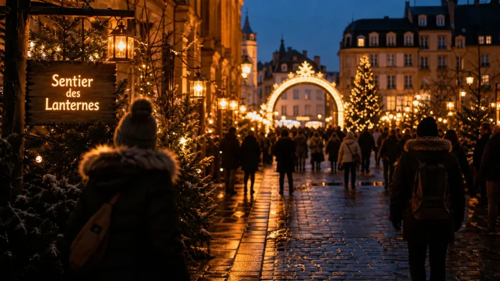 Sentier des lanternes Metz horaires 17h-21h : allée de lanternes à Noël