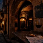 Sortir a Metz : ruelle secrète de Metz au crépuscule, bars à vin