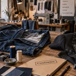 Couturier Metz en atelier : retouche, réparation et sur-mesure sur jean et veste