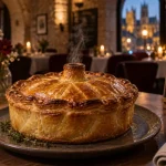 Restaurant la basse cour metz : tourte lorraine lorraine à Metz, vue culinaire