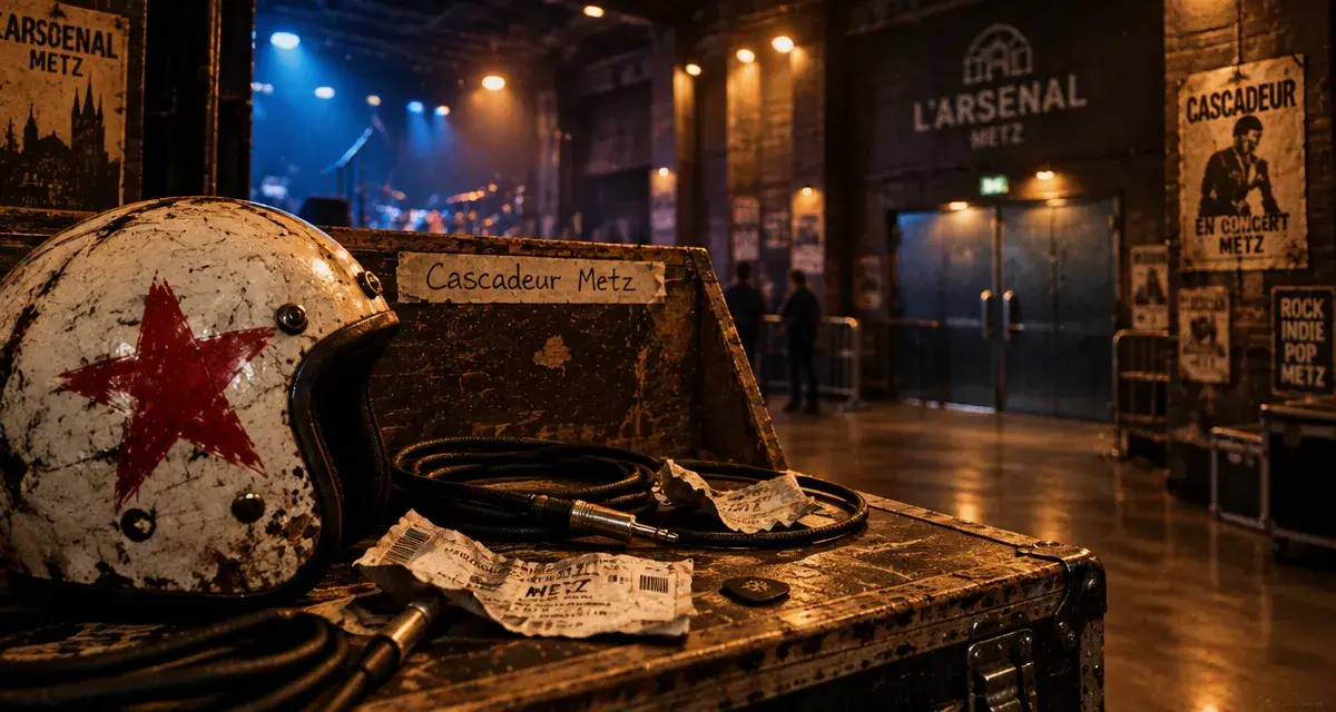 Cascadeur célèbre quinze ans de musique, avec Metz comme point fixe