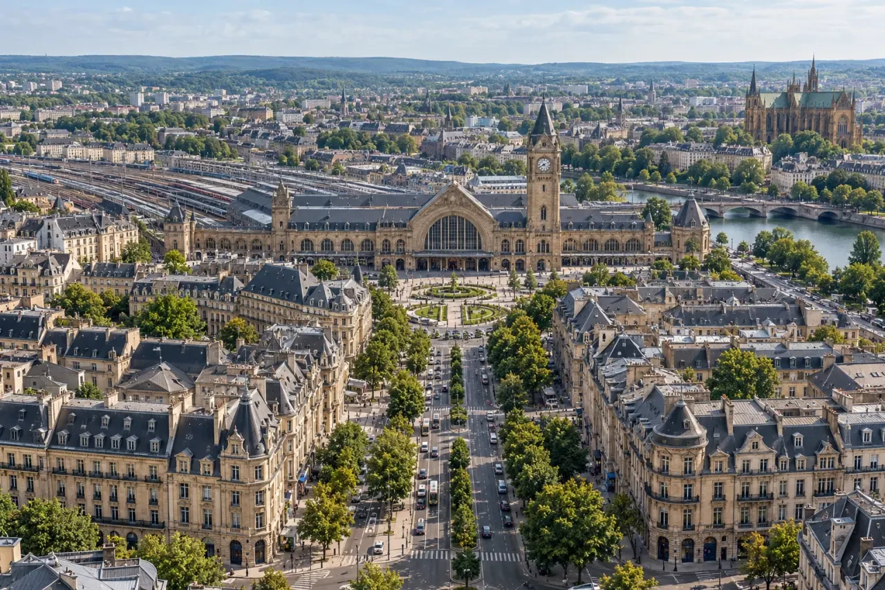 Metz patrimoine UNESCO : gare et architecture de la Ville impériale