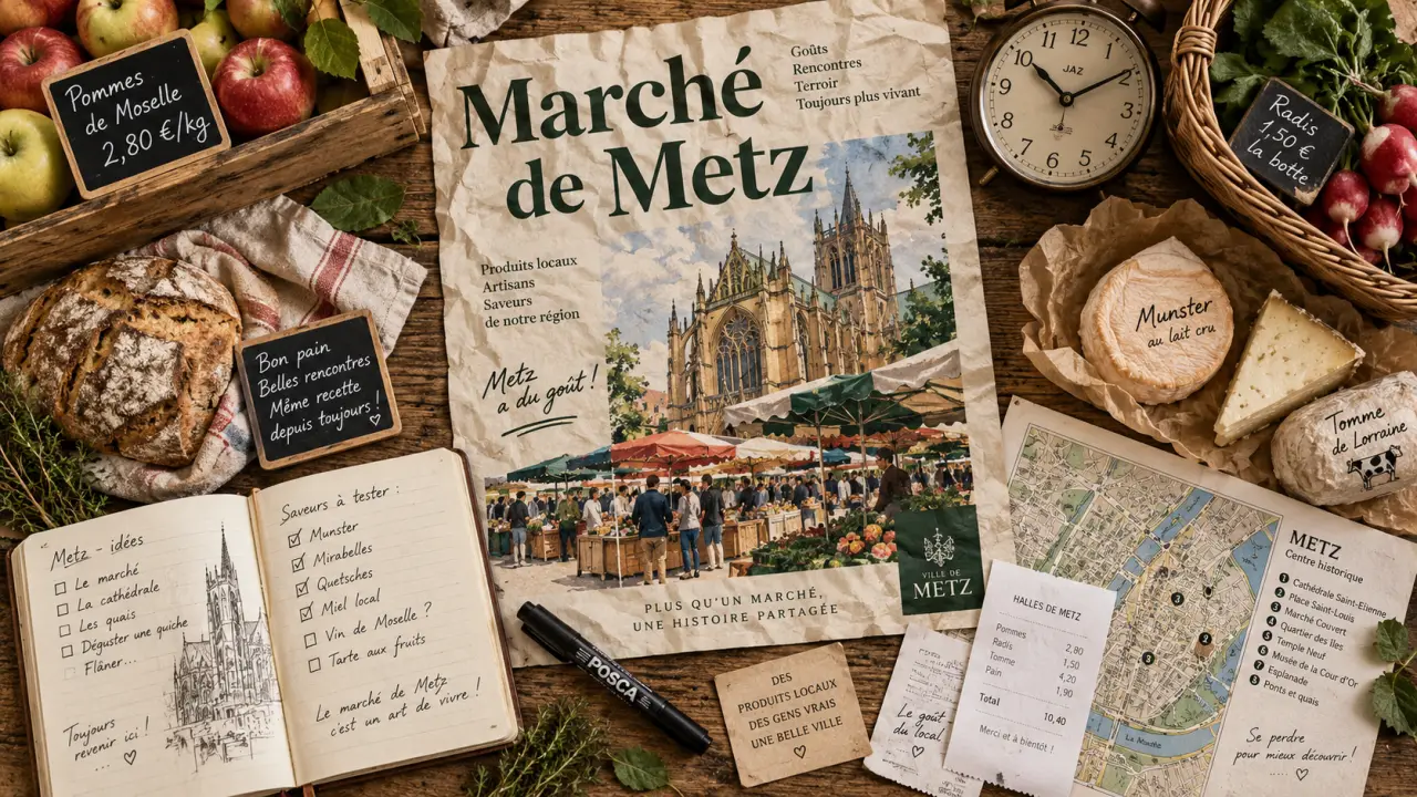 Marchés de Metz : les jours et horaires par quartier