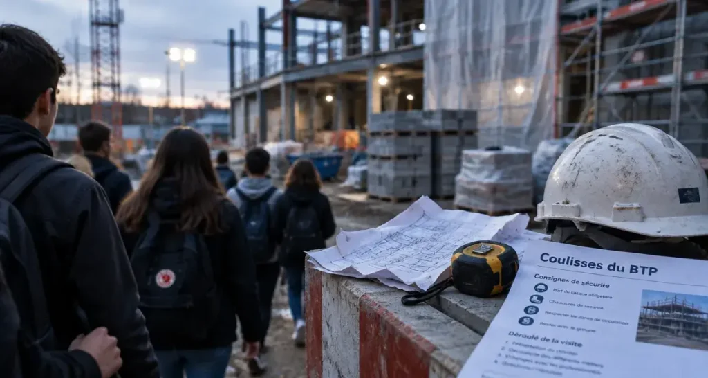 À Metz, 600 élèves découvrent les coulisses d’un chantier du BTP