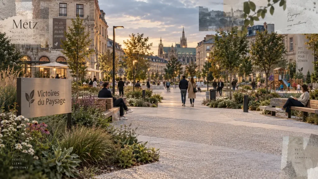 La place Catherine Jacquat de Metz en lice aux Victoires du Paysage 2026