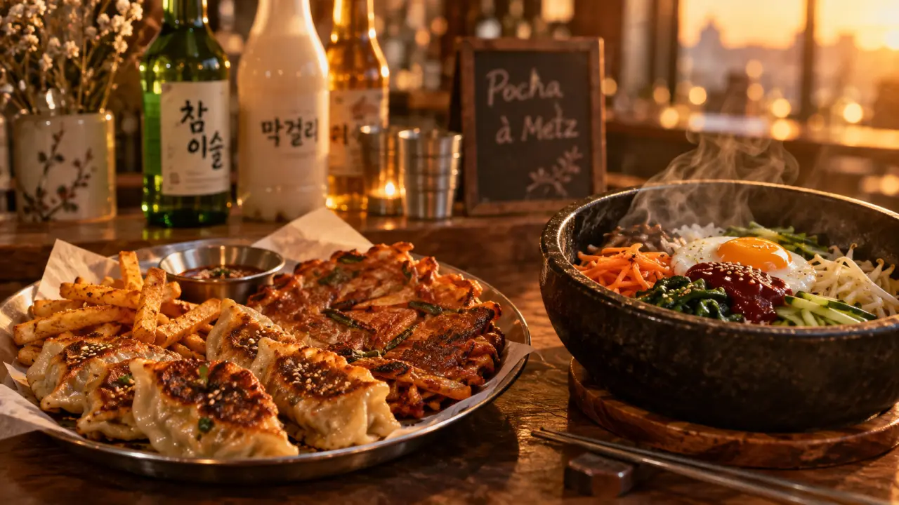 Restaurant pocha metz : mandu grillés et bibimbap coréen